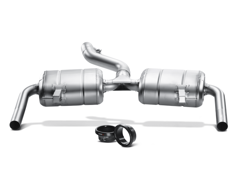 Akrapovic 09-12 Renault Clio III RS 0 Slip-On Line (SS) w/ Carbon Tips - MTP-RECL3RSH