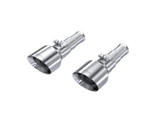 Load image into Gallery viewer, MBRP 19-24 Ram 1500 5.7L Hemi 3in Inlet 5in OD Dual Wall Angle Cut T304 SS Exhaust Tips - Pairs - T5199