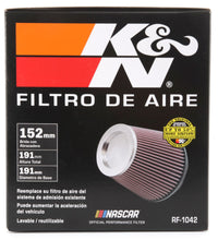 Load image into Gallery viewer, K&amp;N Round Tapered Universal Air Filter 6in Flange ID x 7.5in Base OD x 5in Top OD x 6.5in Height - RF-1042