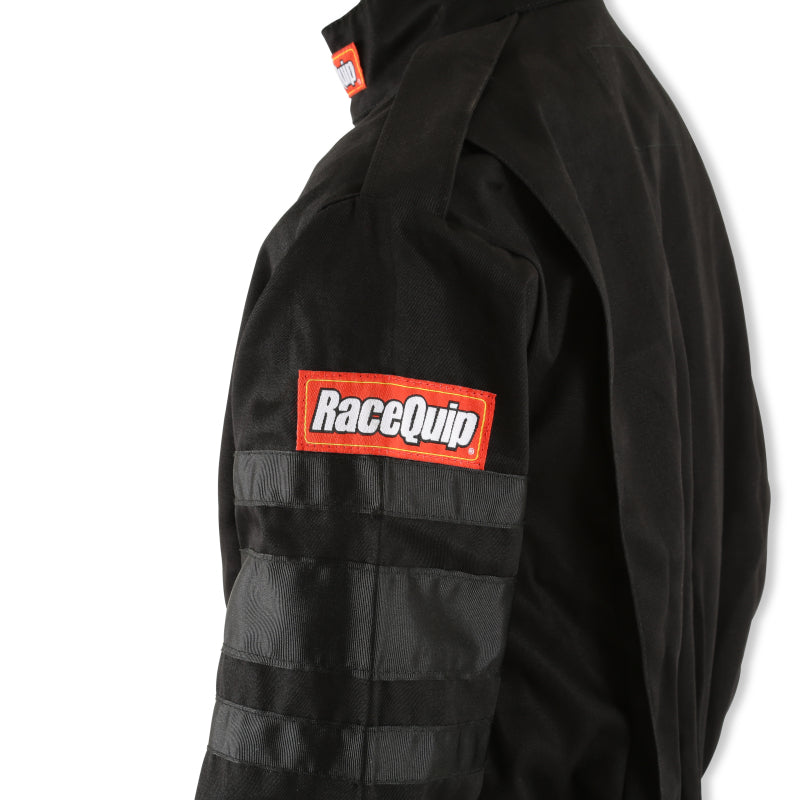 RaceQuip Black SFI-1 1-L Suit - Small - 110002RQP