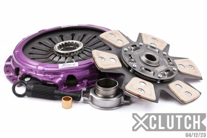 XClutch 93-98 Nissan Skyline GT-R 2.6L R33 Stage 2R Extra HD Sprung Ceramic Clutch Kit - XKNI25003-1R