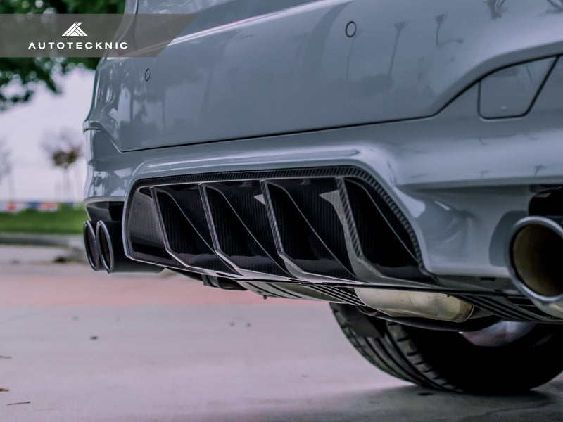 AutoTecknic Dry Carbon Competition Rear Diffuser - BMW F90 M5