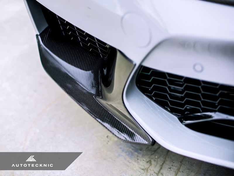 AutoTecknic Dry Carbon Performante Aero Splitters - BMW F90 M5 | F90 M5 Competition Pre-LCI