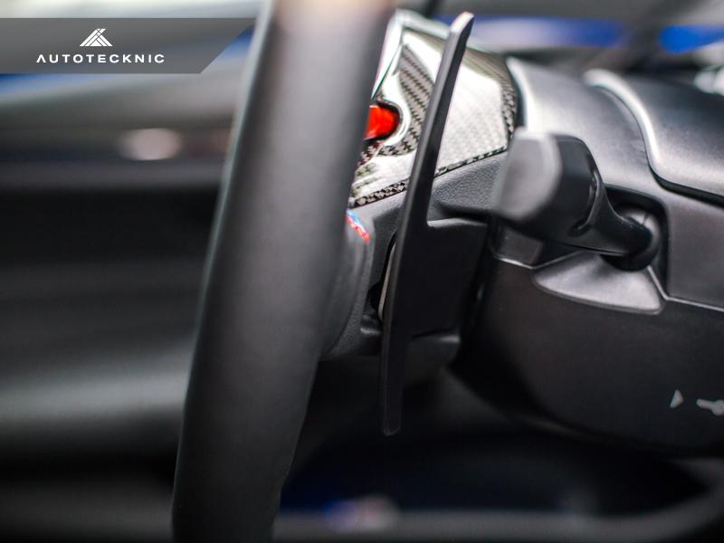 AutoTecknic Replacement Carbon Steering Wheel Top Cover - BMW G80 M3 | G82/ G83 M4