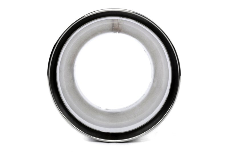 Dinan Double-Walled 4in Clamp-On Exhaust Tip - Polished - 4in Outlet / 3in Inlet - D663-0637-BOX