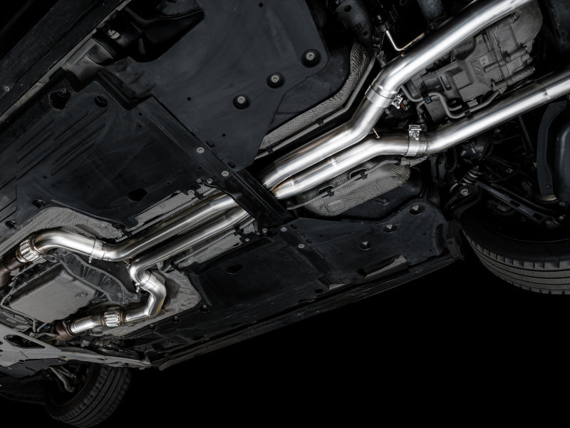AWE Tuning 2021+ Cadillac CT4-V Blackwing SwitchPath Exhaust - Chrome Silver Tips - 3025-42436