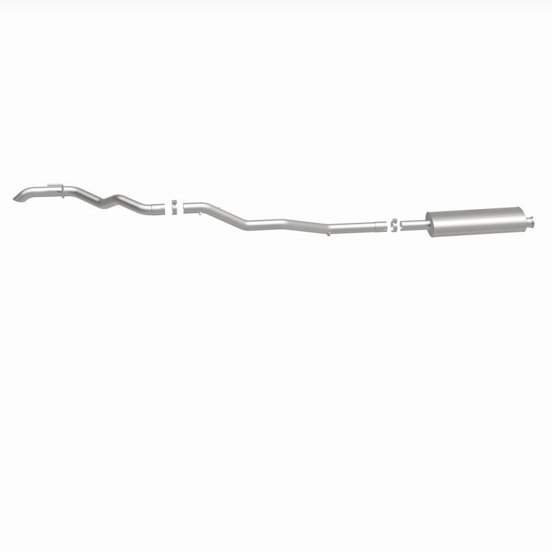 MagnaFlow 2020 Jeep Gladiator 2.5in Rock Crawler Series Single Rear Exit SS Cat-Back Exhaust w/o Tip - 19486