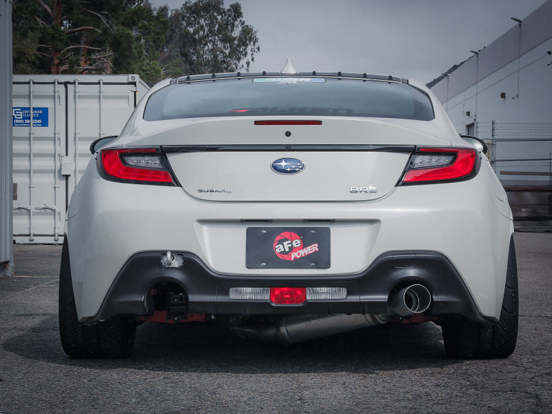 aFe 13-22 Toyota GR86/FR-S/BRZ H4-2.0L/2.4L Takeda 3in 304 SS Cat-Back Exhaust System w/ Brushed Tip - 49-36057-H