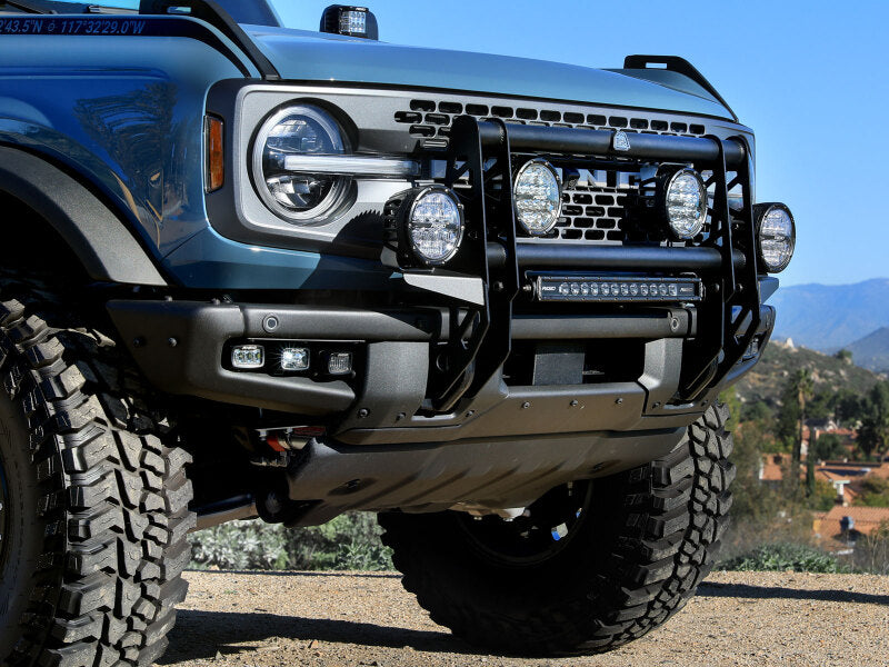 aFe 21-25 Ford Bronco Terra Guard Bull Bar w/ RIGID Lights - 79-27023L