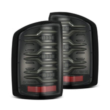 Load image into Gallery viewer, AlphaRex 14-18 GMC Sierra 1500/2500HD/3500HD LUXX-Series LED Tail Lights Alpha-Blk Actv Lgt Seq. Sig - 630030