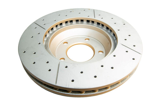 DBA 04-10 Volkswagen Touareg (350mm Front Rotor) Front Drilled & Slotted Street Series Rotor - DBA2246X