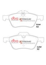 Load image into Gallery viewer, DBA 01-06 Mini Cooper (R50) XP Performance Front Brake Pads - DB1500XP
