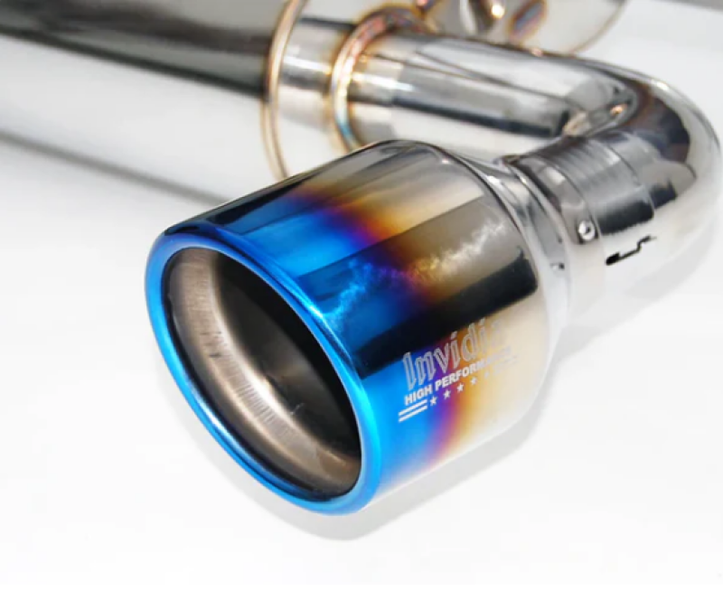 Invidia 15-18 Ford Focus RS N1 w/Valve Rolled Titanium Tip Cat-Back Exhaust - HS15FFRGV1RT