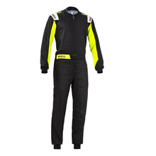 Load image into Gallery viewer, Sparco Suit Rookie Medium BLK/YEL - 002343NRGF3L