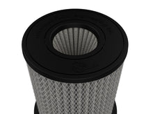 Load image into Gallery viewer, aFe MagnumFLOW Pro DRY S Universal Air Filter 4in F x 6.5n B x 6.5in T (Inv) x 8in H - 21-91153
