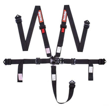 Load image into Gallery viewer, RaceQuip Latch &amp; Link 5 Point Auto Racing 2In Harness Set / SFI 16.1 Seat Belt Set / Black - 811001