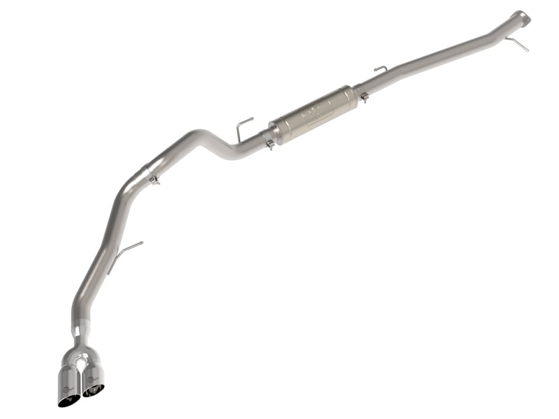 aFe Vulcan Series 3in Stainless Rear-Side Exit Exhaust Sys Polished Ford Ranger Raptor 22-26 L4-2.0L - 49-33156-P