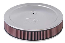 Load image into Gallery viewer, K&amp;N 5-1/8in / 14in ID X 1.5in O/S Flat Base Air Cleaner Assembly - 60-1400