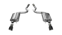 Load image into Gallery viewer, Corsa 2015-2017 Ford Mustang GT 5.0 3in Axle Back Exhaust Black Dual Tips (Touring) - 14329BLK
