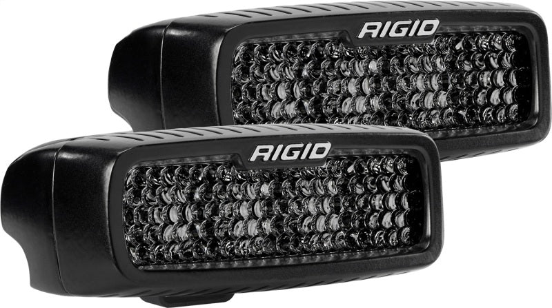 Rigid Industries SR-Q Series PRO Midnight Edition - Spot - Diffused - Pair - 905513BLK