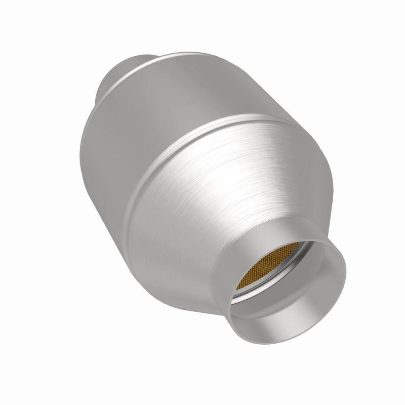 MagnaFlow Univ Cat Conv 2.5in Inlet/Outlet Center/Center Round 3in Body L x 5in W x 8.75in Overall L - 51656