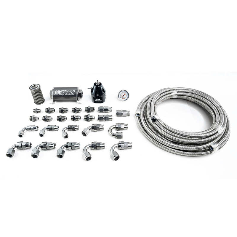 DeatschWerks 11-19 Ford Mustang X2 Series -10AN PTFE Plumbing Kit - 6-606