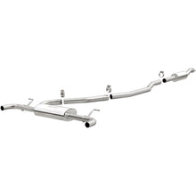 Load image into Gallery viewer, MagnaFlow 13-15 Lincoln MKZ L4 2.0L Turbo Stainless Cat Back Performance Exhaust Dual Split Rear - 15230
