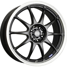 Load image into Gallery viewer, Enkei J10 15x6.5 4x100/108 38mm Offset 72.6mm Bore Dia Matte Black w/ Machined Lip Wheel - 409-565-11BK