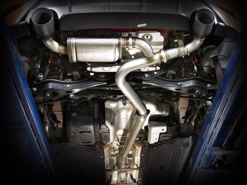 aFe 22-23 Hyundai Kona N L4 2.0L (t) Takeda 3in 304 SS Axle-Back Exhaust System w/ Polished Tips - 49-37032-P