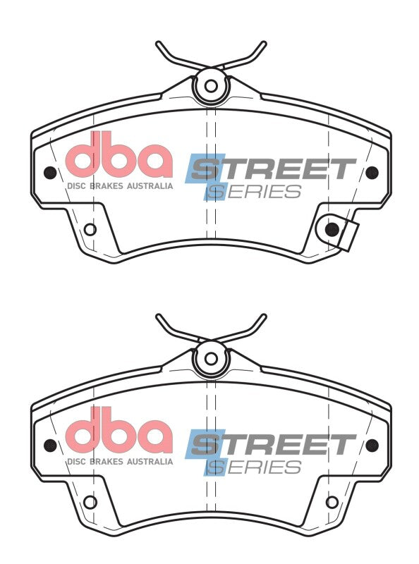 DBA 01-10 Chrysler PT Cruiser Street Series Front Brake Pads - DB1855SS