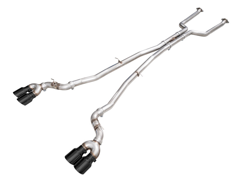 AWE Tuning BMW G90/G99 M5 Track Edition Cat-Back Exhaust - Diamond Black Tips - 3020-43790