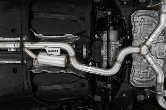 MBRP 2022 Volkswagen Golf R MK8 3in Cat-Back Quad Split Rear Valve Delete Exhaust - S4612304