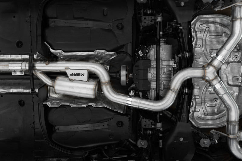 MBRP 2022 Volkswagen Golf R MK8 3in Cat-Back Quad Split Rear Valve Delete Exhaust - S4612304