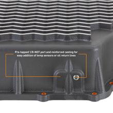Load image into Gallery viewer, Mishimoto 2011+ Powerstroke 6R140 Transmission Pan - Cast - GR - MMTP-F2D-11