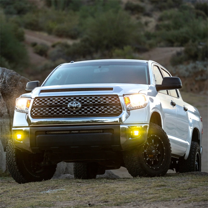 Rigid Industries 2014+ Toyota Tundra & 4Runner / 2016+ Tacoma 360-Series PRO SAE Fog Kit - Yellow - 37117