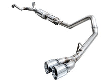 Load image into Gallery viewer, AWE Tuning 0FG Exhaust for 3rd Gen Toyota Tundra - Dual Chrome Silver Tips - 3015-32063