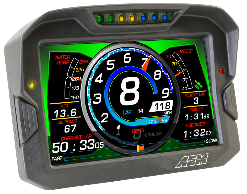 AEM CD-7 Logging Race Dash Carbon Fiber Digital Display (CAN Input Only) - 30-5701