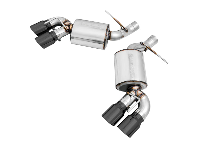 AWE Tuning 16-19 Chevrolet Camaro SS Axle-Back Exhaust - Touring Edition (Quad Diamond Black Tips) - 3015-43115