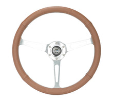 Load image into Gallery viewer, NRG Reinforced Steering Wheel (380mm/1in. Deep) Perforated Brown Leather - RST-380-CIRCUIT-BR