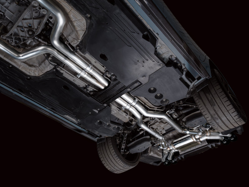 AWE Tuning 22-26 Cadillac CT5-V Blackwing SwitchPath Exhaust - Diamond Black Tips - 3025-43562