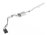 Borla S-Type Cat-Back 14-15 Sierra 1500 Std Bed/CC Short Bed 143.5in WB Side Exit Exhaust Black Tips - 140550BC