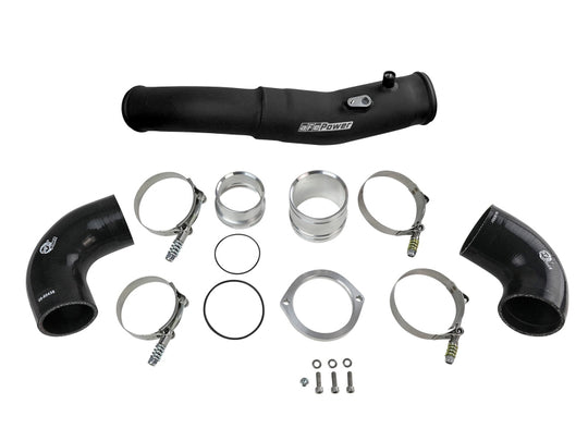 aFe BladeRunner 2.5-3in Hot Side Charge Pipe Black 20-21 BMW Z4 M40i (G29) L6-3.0L (t) B58 - 46-20408-B