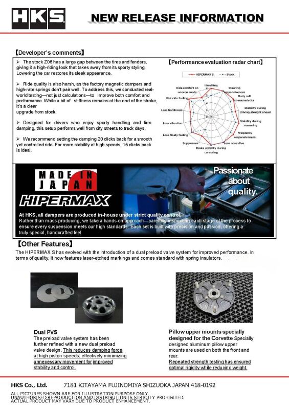 HKS HIPERMAX S-Y2XC FULL CANCELLER KIT - 80300-AA005C