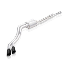 Load image into Gallery viewer, Stainless Works 2014+ Toyota Tundra 5.7L Redline Series Cat-Back Exhaust w/Black Tips - TOYT14CBR-B