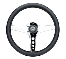Load image into Gallery viewer, NRG Light Weight Gaming Steering Wheel - Driftz 350mm 3 Chrome Spokes Perforated Leather - ST-034CH-PR