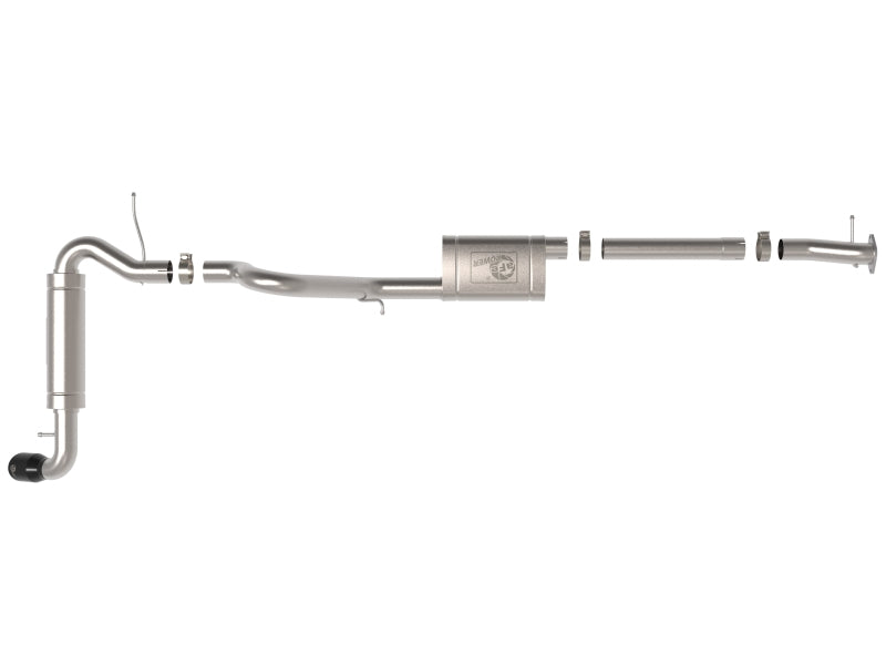 aFe Apollo GT 3in 409 SS Cat-Back Exhaust 2021 Ford Bronco L4-2.3L (t)/V6-2.7L (tt) w/ Black Tip - 49-43136-B