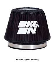 Load image into Gallery viewer, K&amp;N Black Drycharger 6.25in Base ID / 4.375in Top ID / 4.125in Height Air Filter Wrap - RU-5163DK