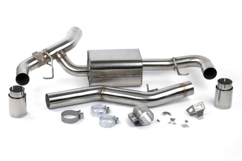Dinan 19-26 BMW 330i (G20)/21-26 BMW 430i (G22) Valved Axleback Exhaust System - Polished Tips - D660-0091