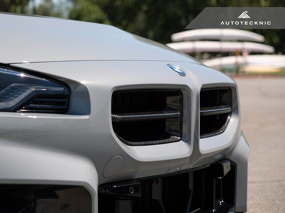 AutoTecknic Gloss Black Motorsport Front Grille - BMW G87 M2