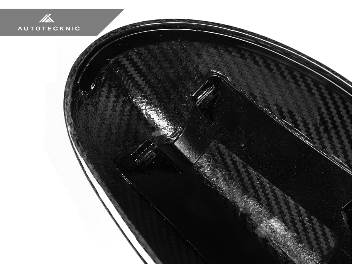 AutoTecknic Dry Carbon Fiber Mirror Cap Set - BMW E92 3-Series Coupe Pre-LCI